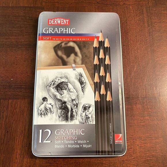 Derwent Other - Derwent Graphic Soft Sketching Soft Pencils Artist